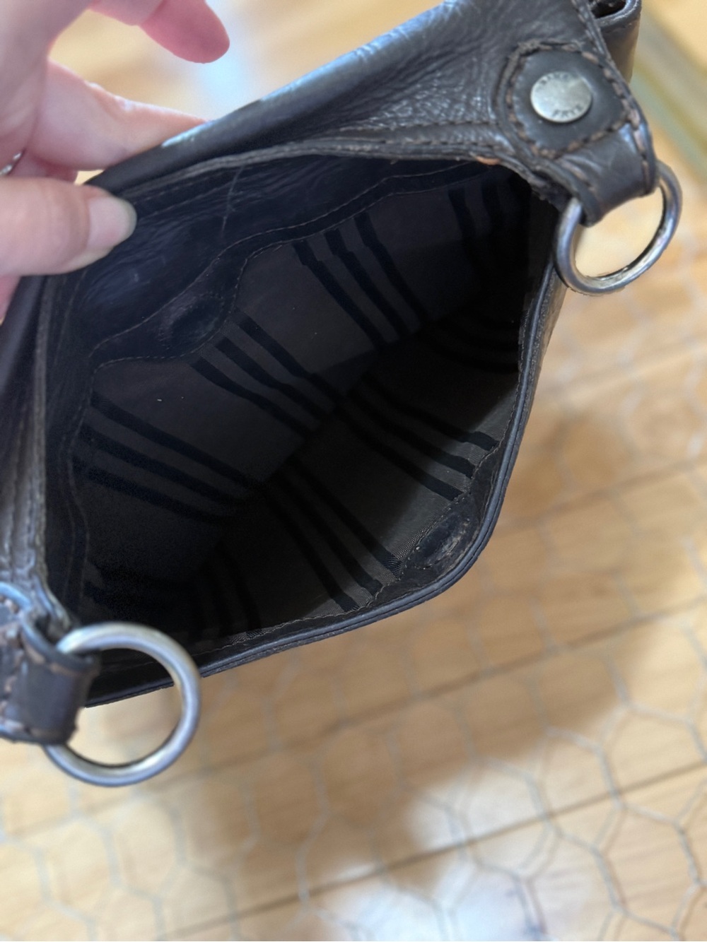 Frye Leathet Purse Project Add a strap! - Picture 7 of 9